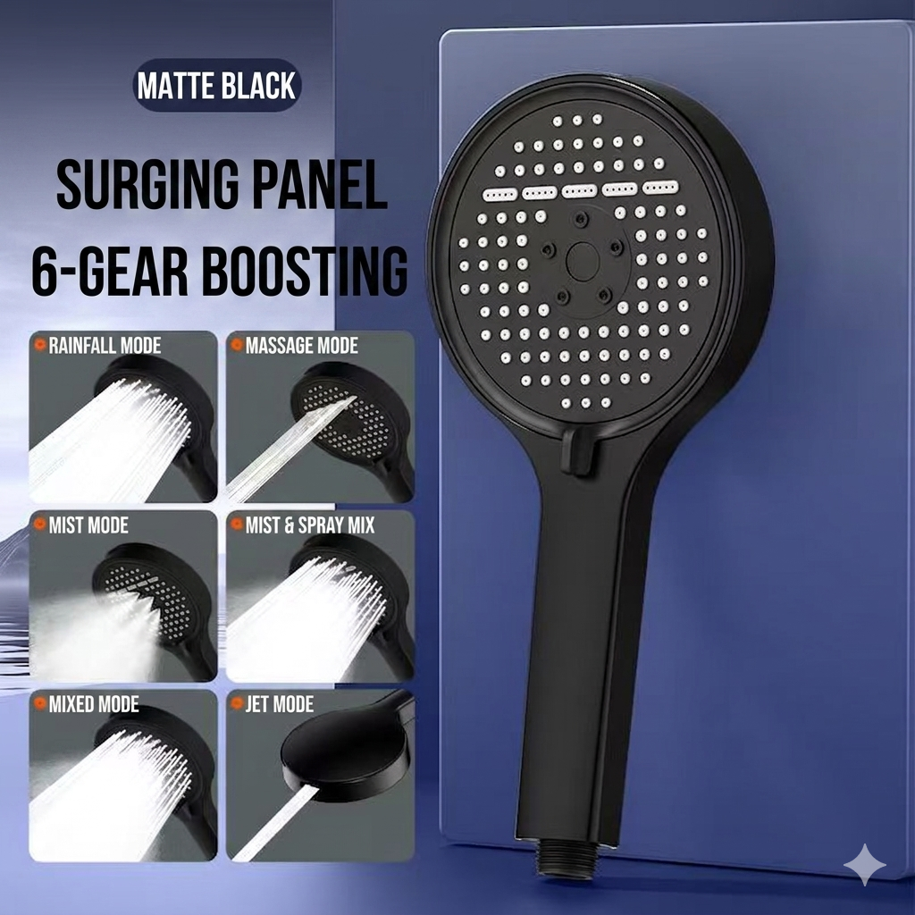 ✅ 30-Day Satisfaction Guarantee🚿High-Pressure Adjustable Rainfall Shower Head