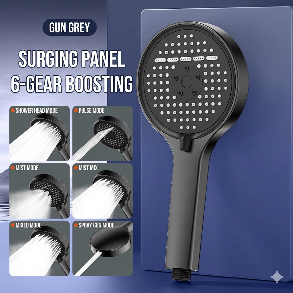 ✅ 30-Day Satisfaction Guarantee🚿High-Pressure Adjustable Rainfall Shower Head
