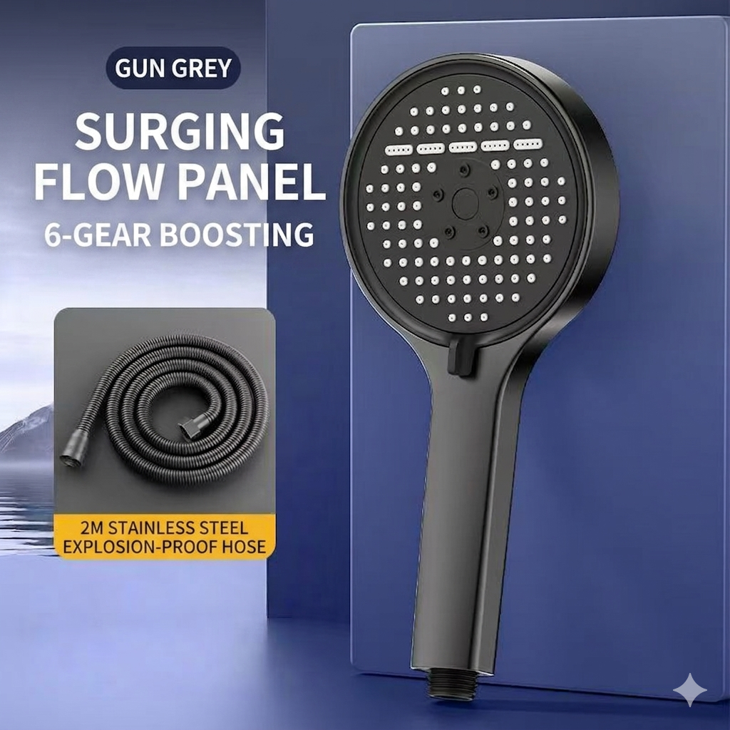 ✅ 30-Day Satisfaction Guarantee🚿High-Pressure Adjustable Rainfall Shower Head