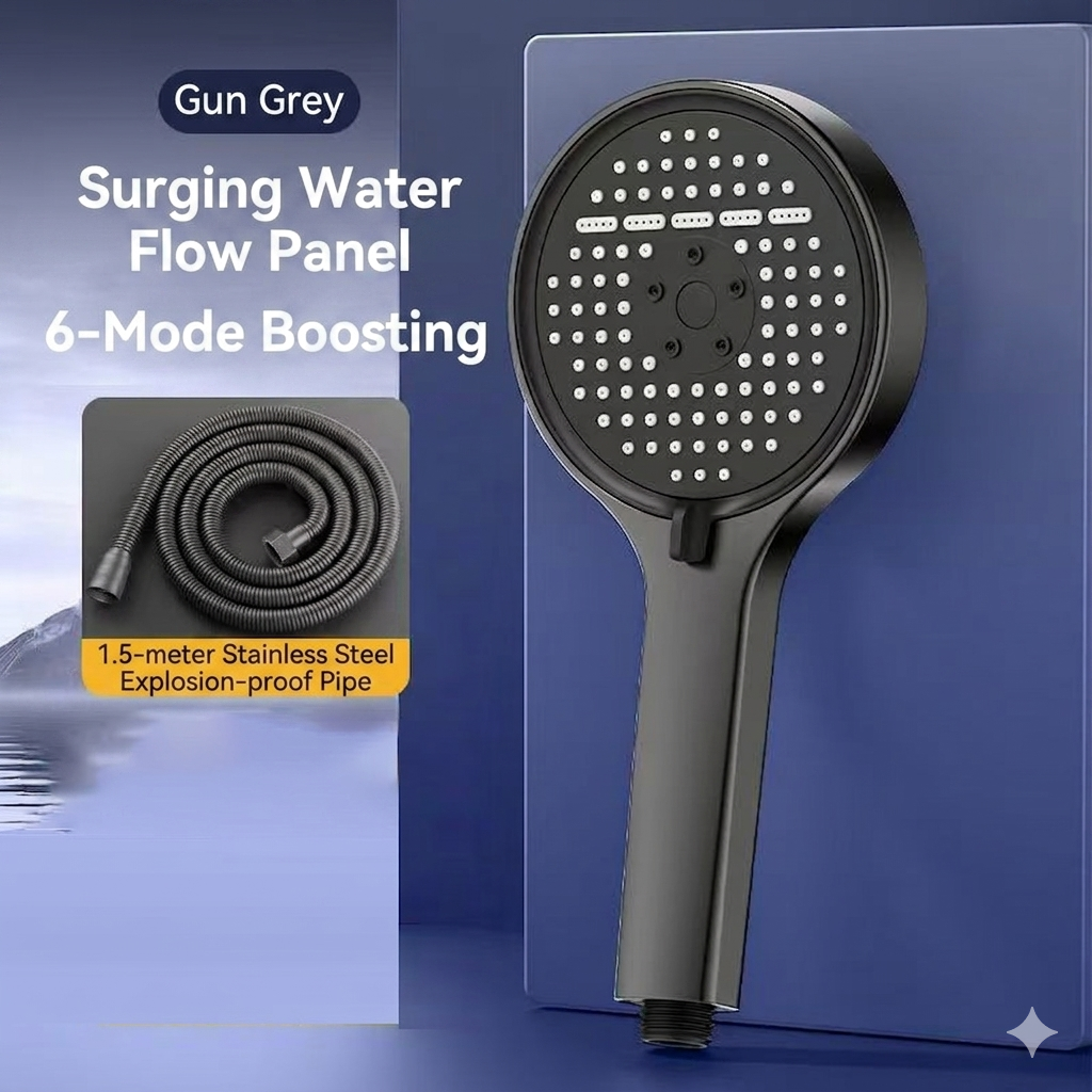 ✅ 30-Day Satisfaction Guarantee🚿High-Pressure Adjustable Rainfall Shower Head
