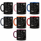 Personalized Biker Mug 3D Effect – Custom Name Motorcycle Gift for Riders & Motorcycle Lovers