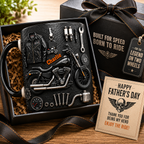 Personalized Biker Mug 3D Effect – Custom Name Motorcycle Gift for Riders & Motorcycle Lovers