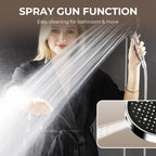 ✅ 30-Day Satisfaction Guarantee🚿High-Pressure Adjustable Rainfall Shower Head