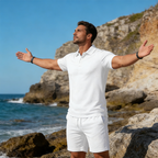 🔥 Offre Spéciale 50% | Ensemble Polo & Short Homme – Confort Estival & Style Décontracté
