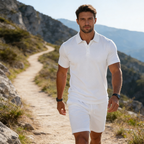 🔥 Offre Spéciale 50% | Ensemble Polo & Short Homme – Confort Estival & Style Décontracté