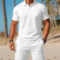 🔥 Offre Spéciale 50% | Ensemble Polo & Short Homme – Confort Estival & Style Décontracté