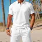 🔥 Offre Spéciale 50% | Ensemble Polo & Short Homme – Confort Estival & Style Décontracté